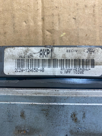 2002 Ford E250 E350 4.2L Van Engine Control Computer 2C2A-12A650-AB ab4230 DG2