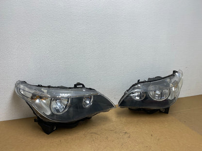 2004 to 2007 BMW 525i 5 Series Left+Right Set Halogen Headlights AC3624 DG2