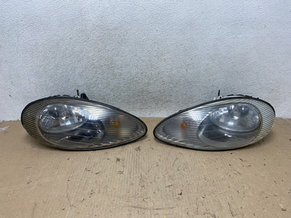 1996 to 1999 Mercury Sable Left+Right Side Set Halogen Headlights AH7690 DW0