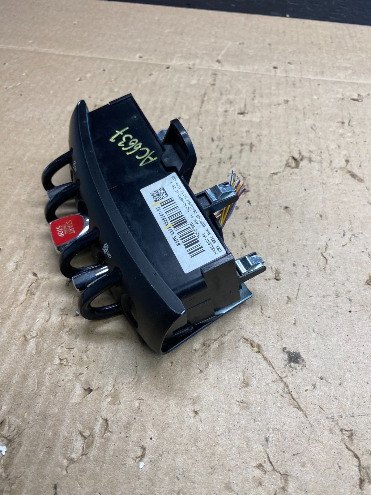 2014-2019 Mini Cooper F55 F56 F57 Console Switch Panel Control Start Stop AC66372