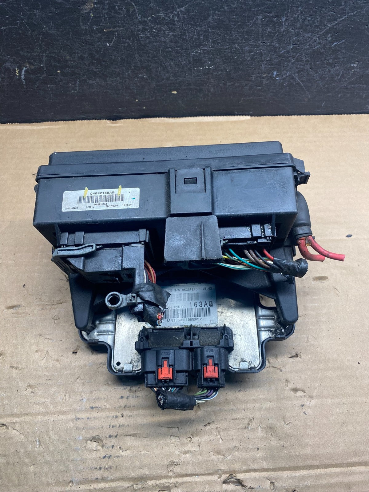 2008 Jeep Grand Cherokee Fuse Box Relay Panel BMC Body Module AD9378 DG0
