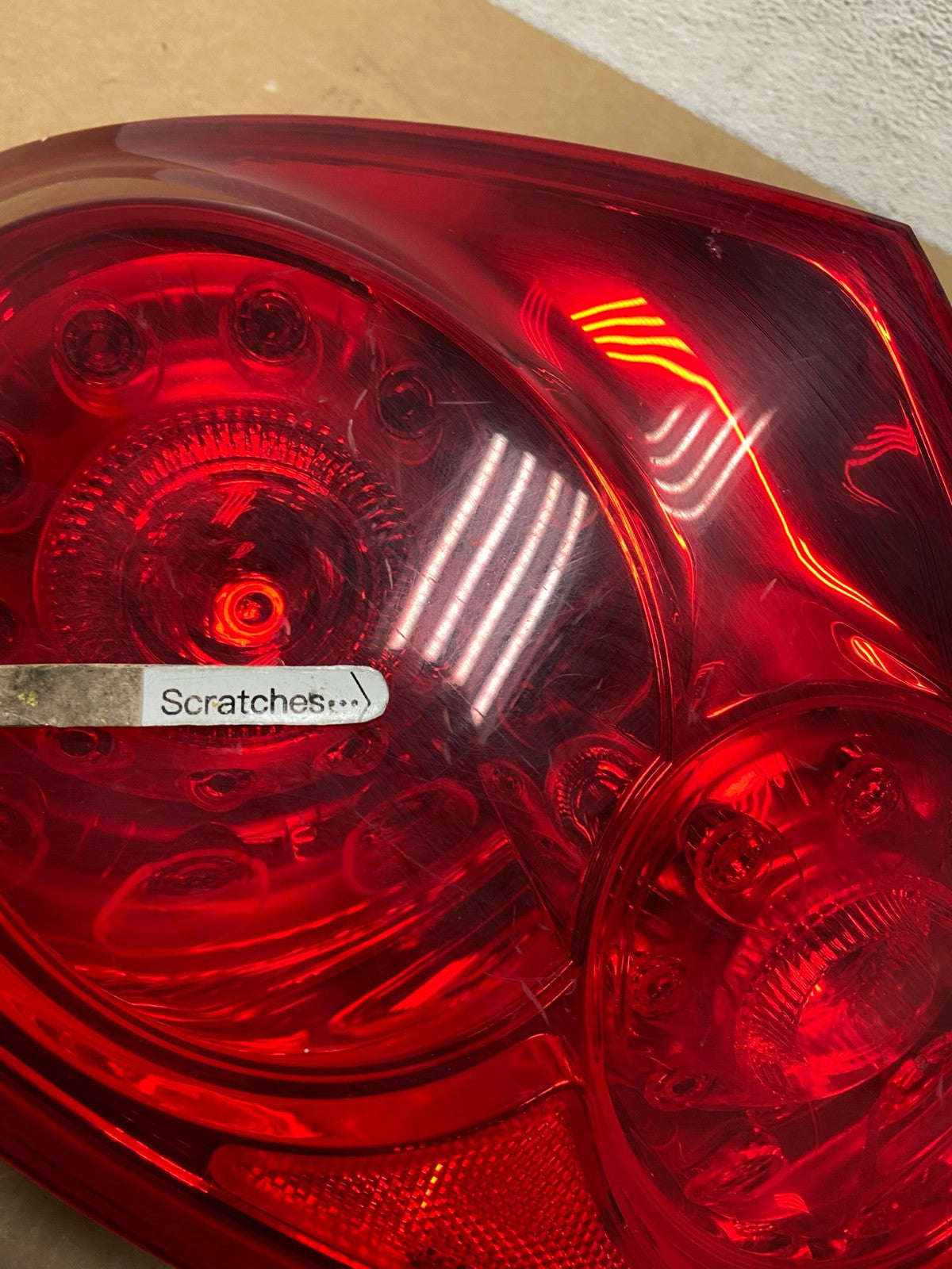 2007 to 2013 Infiniti G35 G37 Sedan Left Driver LH Side Tail Light AD6143 LK3