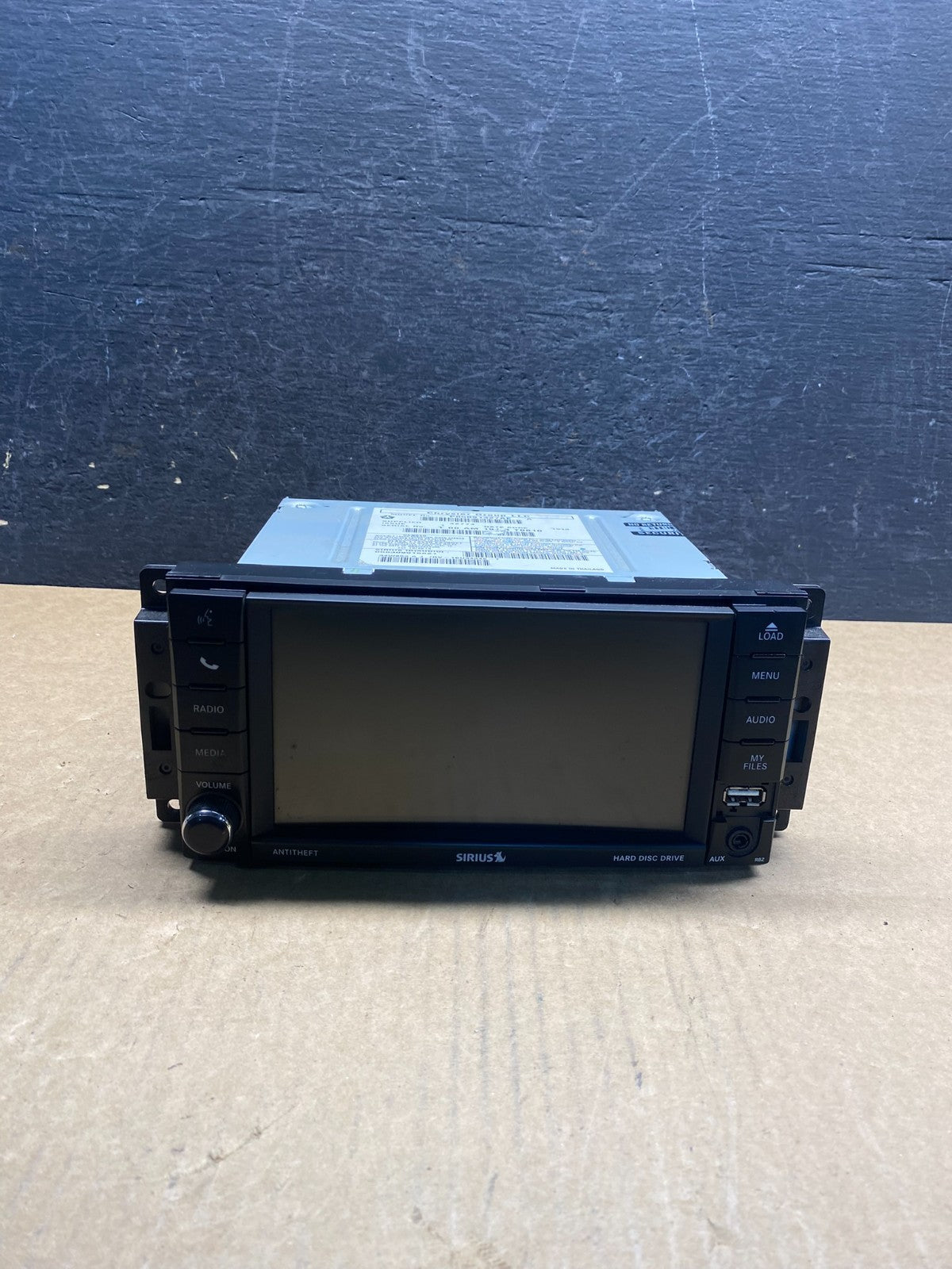 2012 2014 Jeep Dodge Chrysler Screen Display CD Player Satellite Radio AG7364 DG0