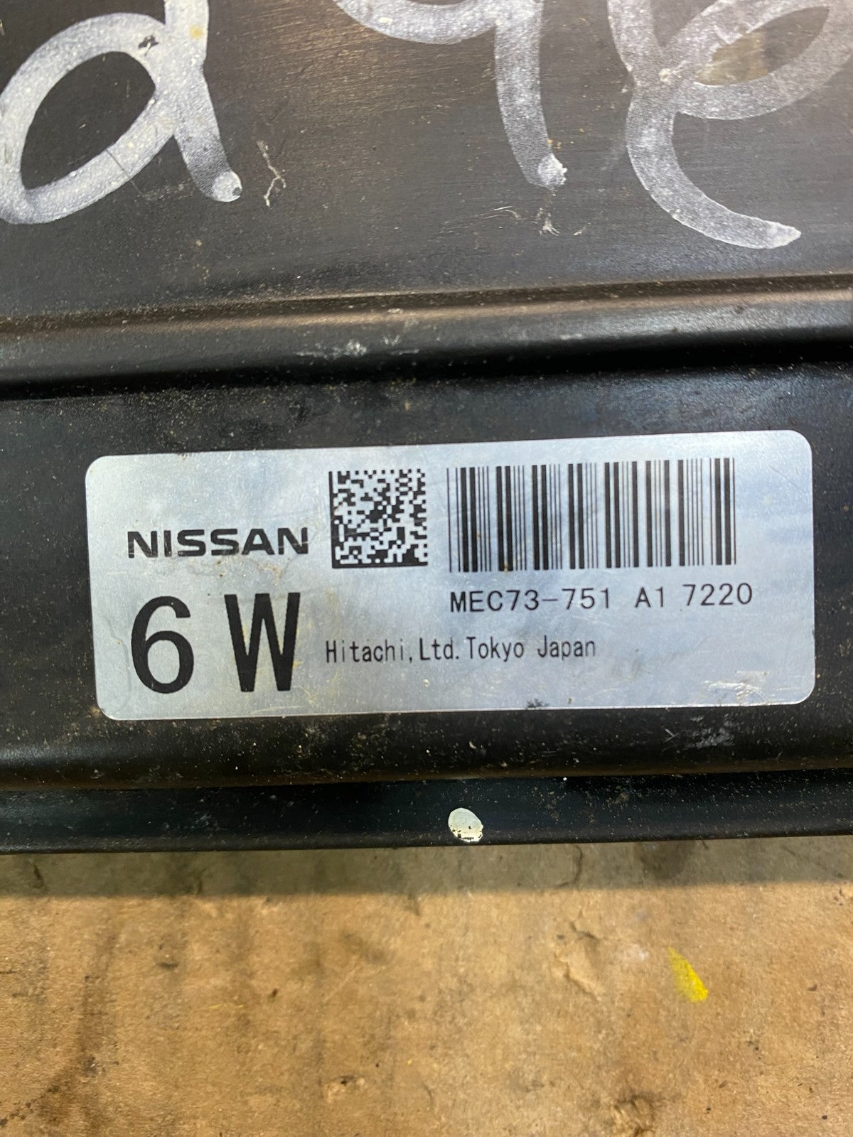 2007 2009 Nissan Titan Ecm Ecu Engine Control Computer  mec73-751 a1 z4817 DG2