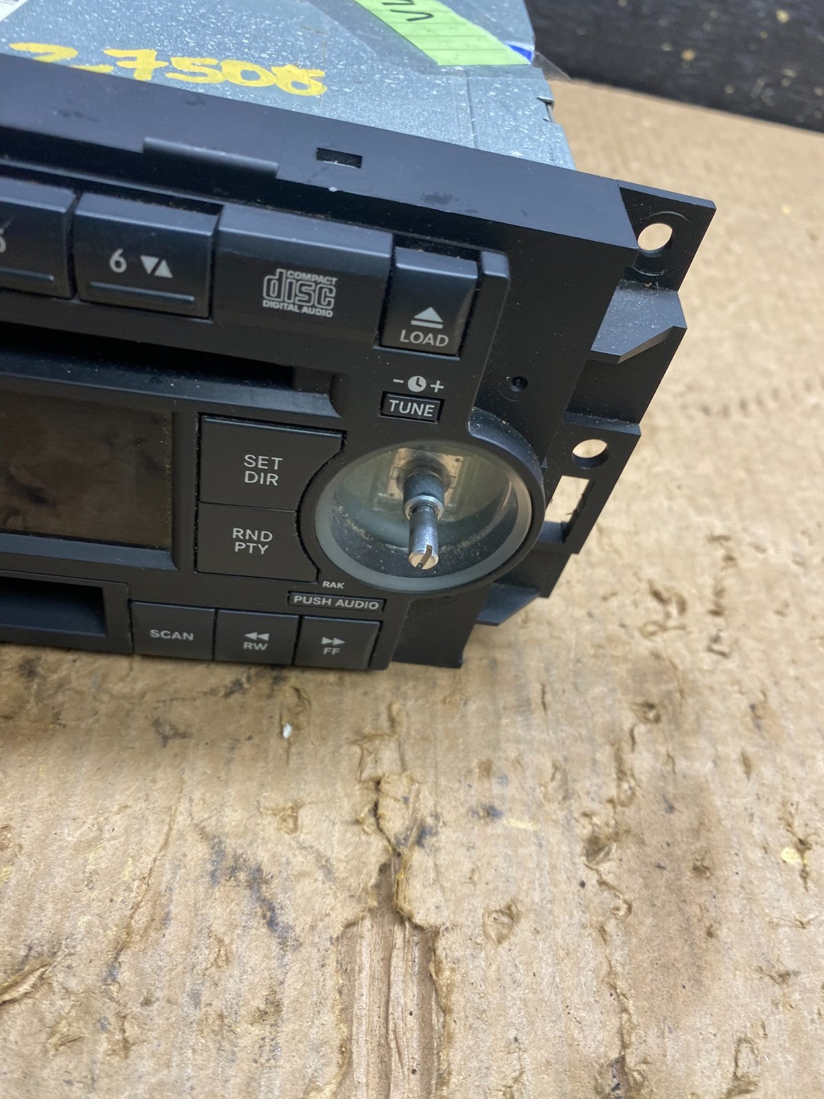 2005 2008 Jeep Dodge Chrysler AM/FM CD Player Satellite Radio Z7508 DG1