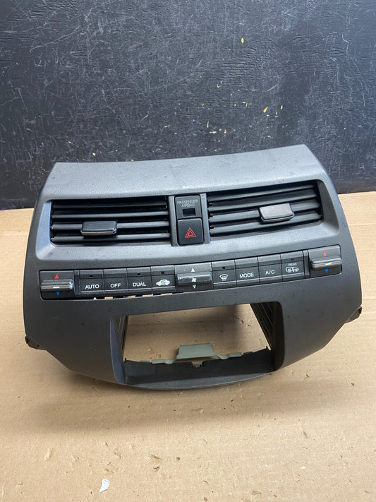 2008 to 2012 Honda Accord Radio Navigation Bezel HVAA Climate Control AG51720