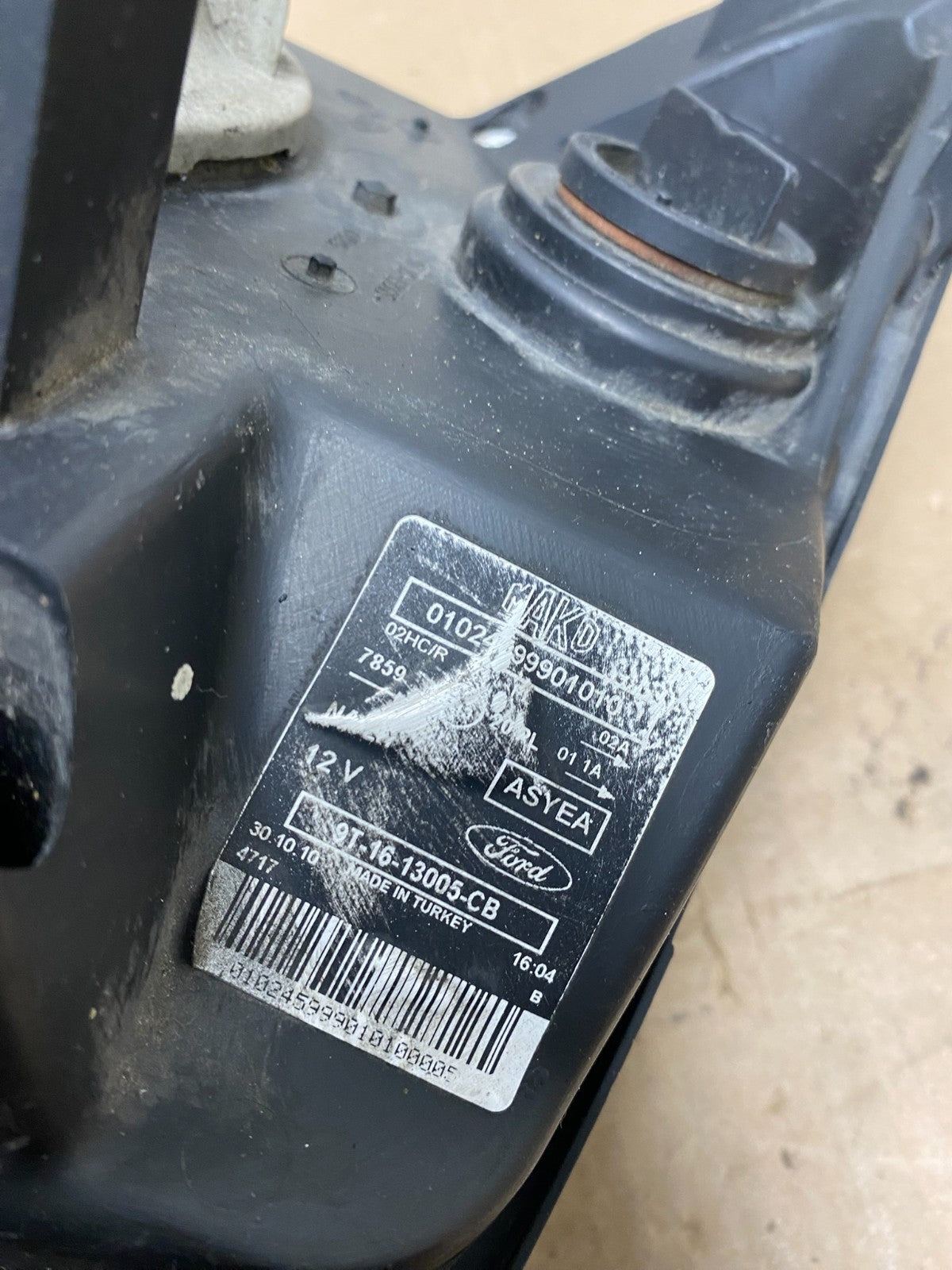2010 to 2013 Ford Transit Connect Left Driver Side Headlight AE6700 DW9