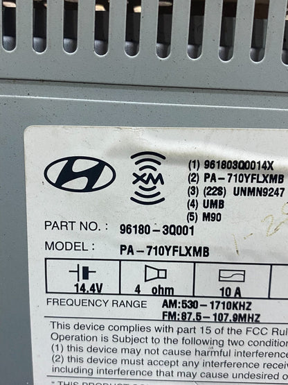 2011 to 2012 Hyundai Sonata Am Fm Cd Player Radio Receiver ad1500 DG6