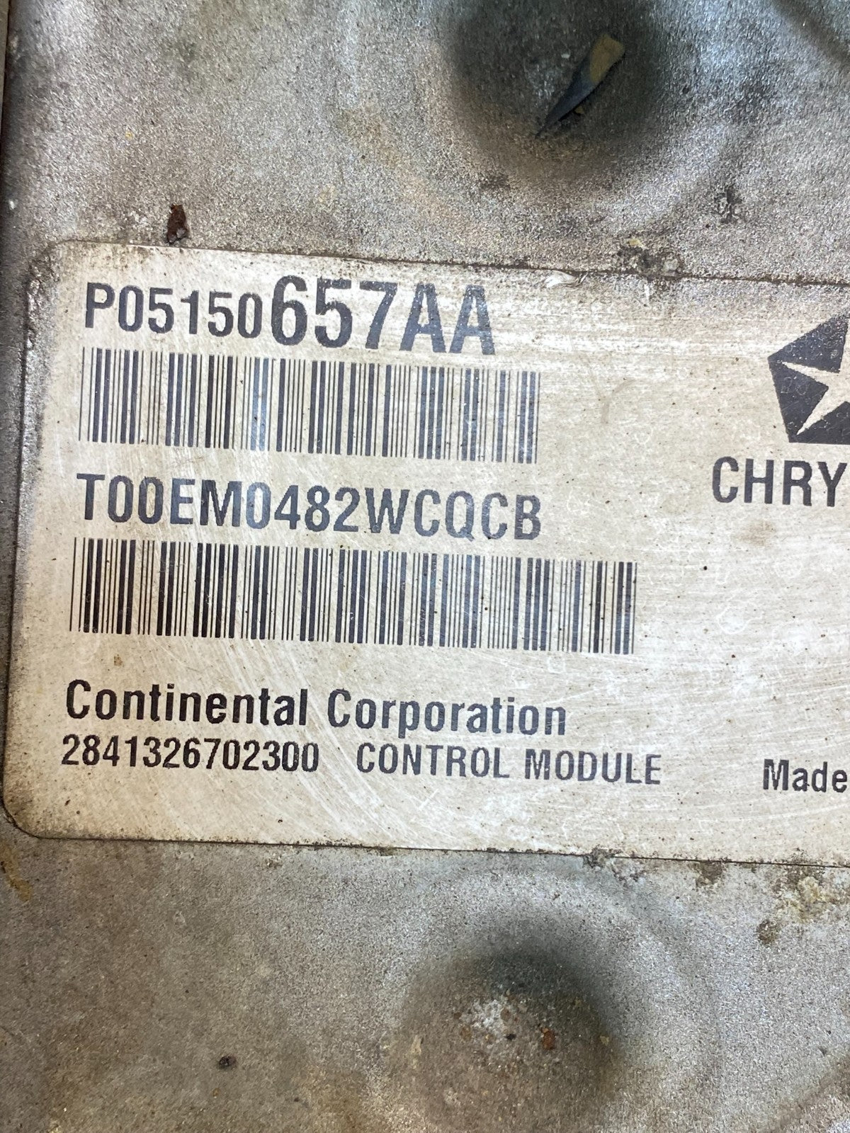 2012 Dodge Avenger Engine Computer Control ECM ECU af9010 DG2