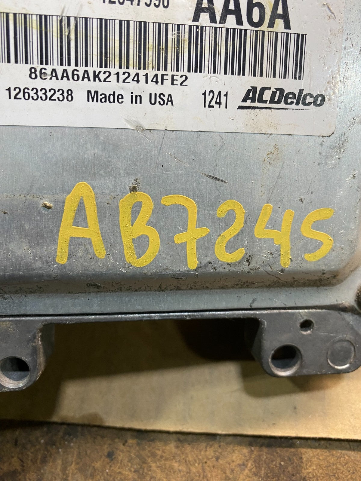 2010 to 2013 Chevrolet Silverado Yukon Engine Control Module ECM ECU AB7245 DG3