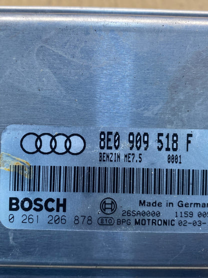2002 to 2005 Audi A4 1.8L T Engine Computer Ecu Ecm AC7844 DG2