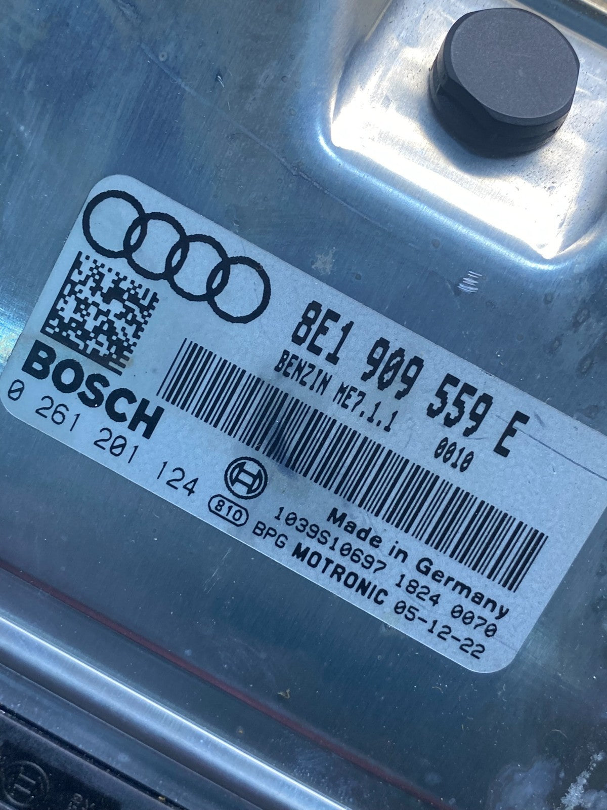 2006 Audi A4 3.0L Engine Computer Ecu Pcm Ecm Pcu AH9865 DW2
