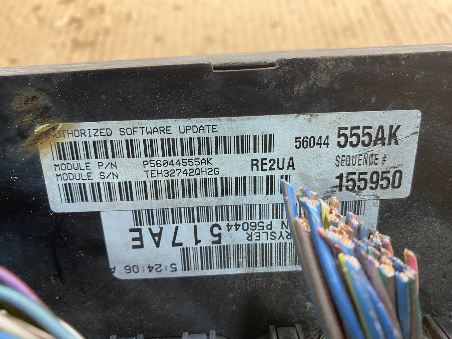 2005 Jeep Grand Cherokee 5.7L Engine Computer ECU ECM P56044555AK ac2360 DG2