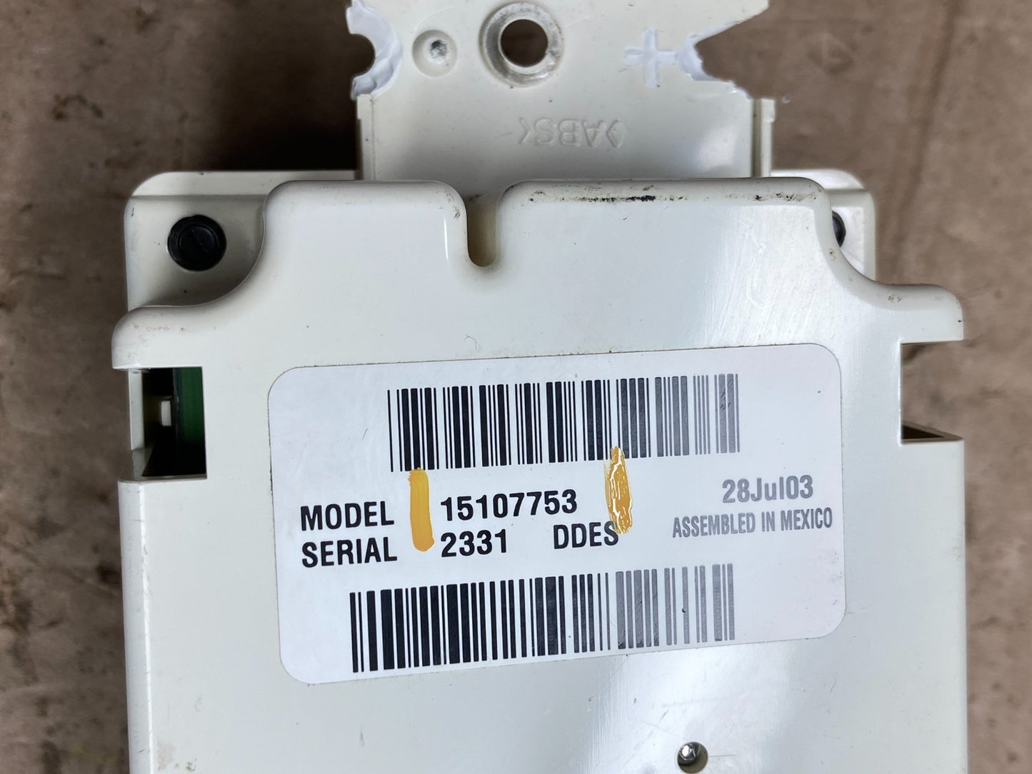 2003 to 2006 Chevrolet Silverado HVAC Heater Climate Control Module AF2241 DW6