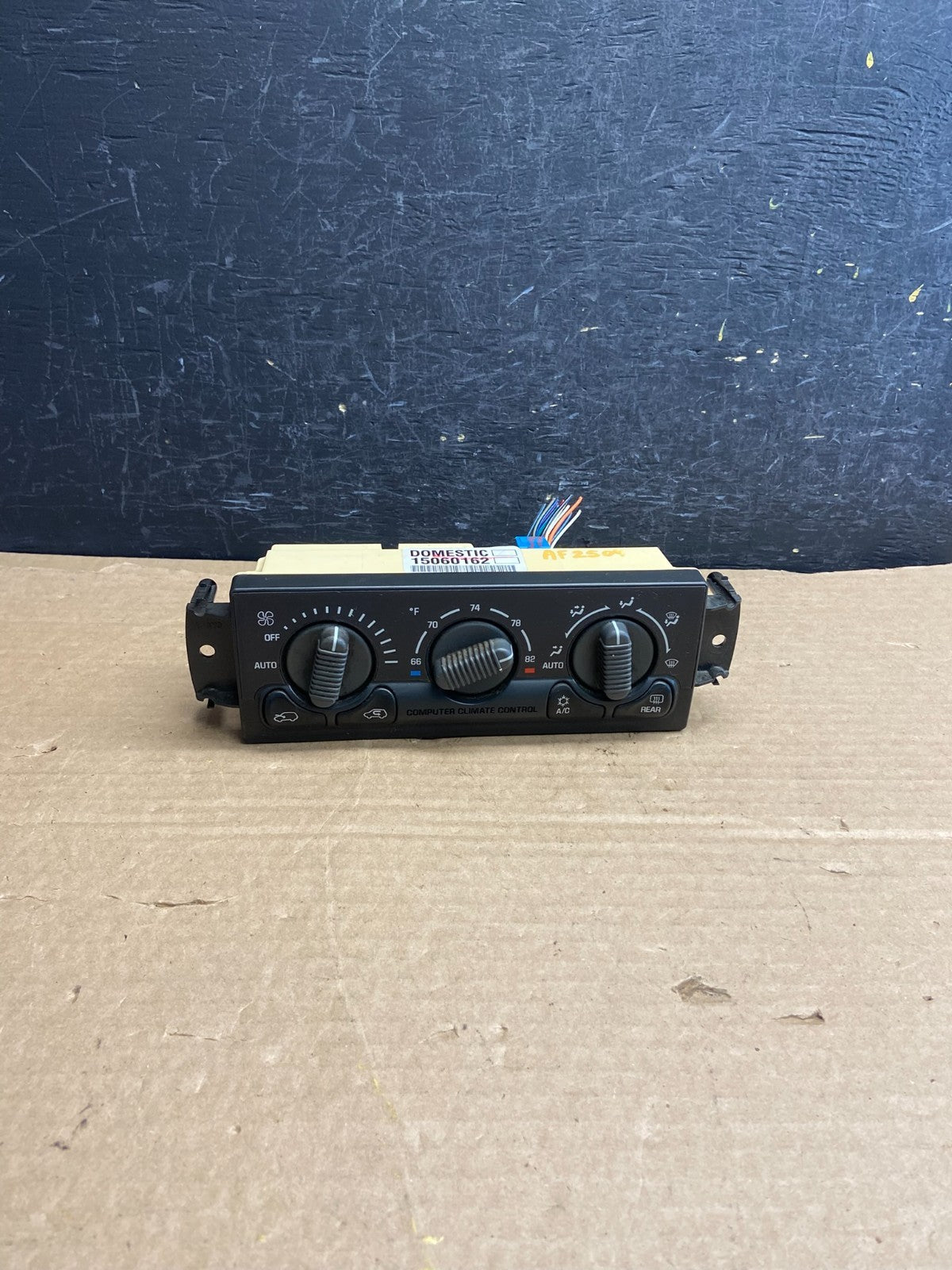 1999 to 2002 Chevrolet Silverado HVAC Heater Climate Control Module af2504 DG0