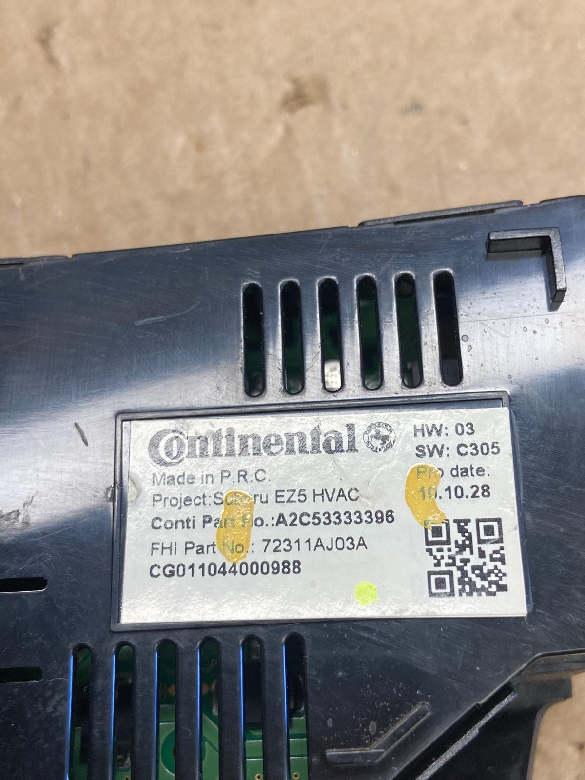 2010 - 2014 Subaru Outback Legacy A/C Heater Climate Control Unit AE4465 DG4