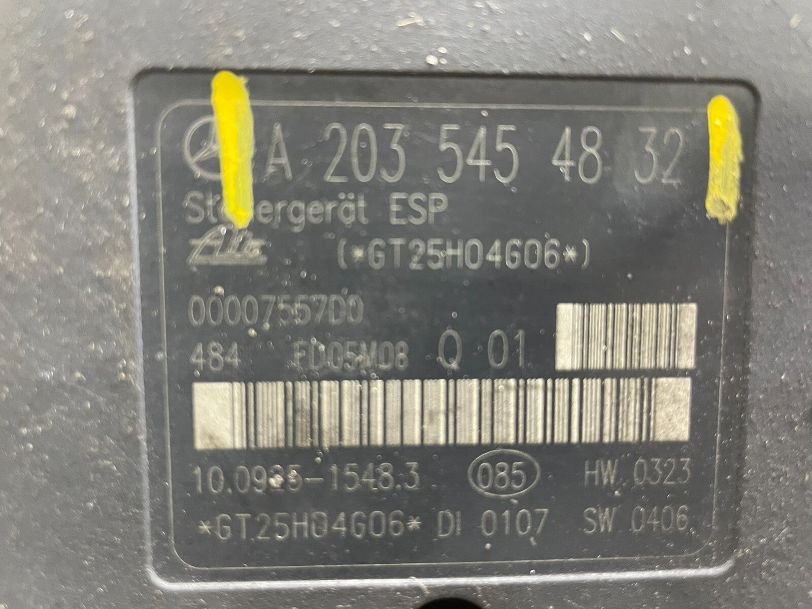 2006 2007 Mercedes C280 C350 ABS Anti Lock Brake Pump Module O5474 PS4