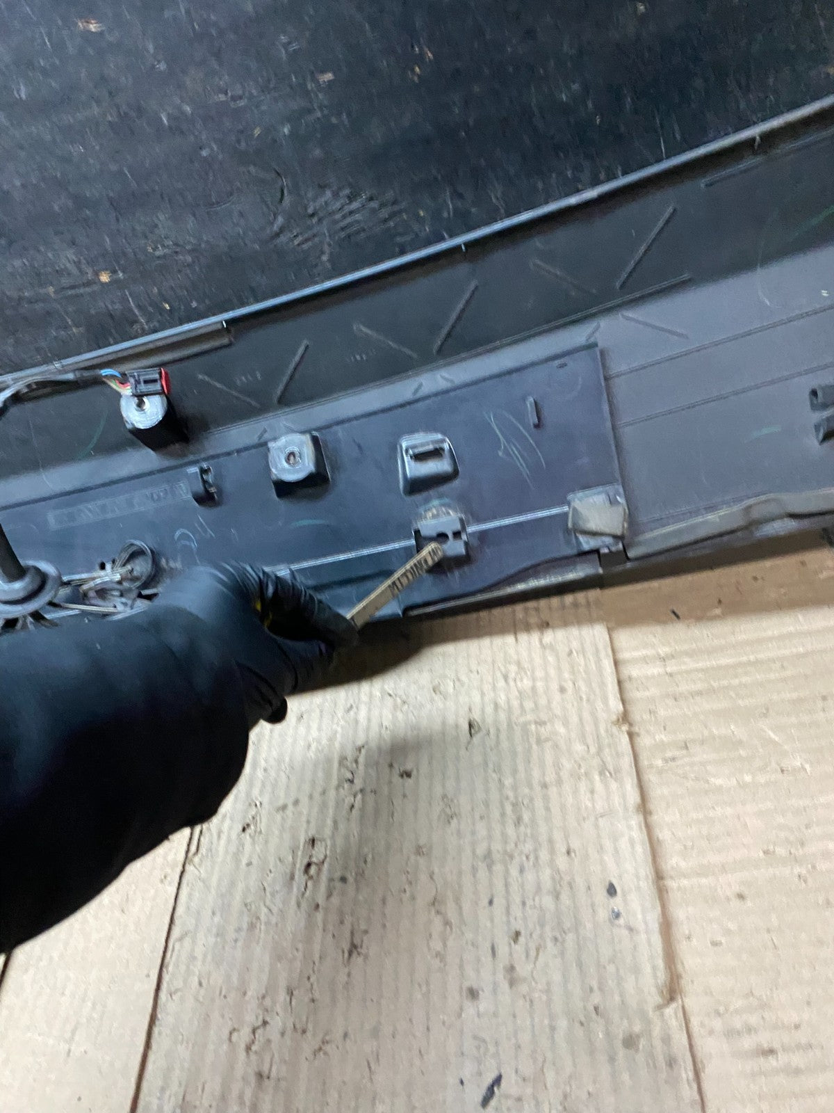 2011 to 2018 Dodge Grand Caravan Tail Gate Trim Molding With Camera OEM V7012 DG14