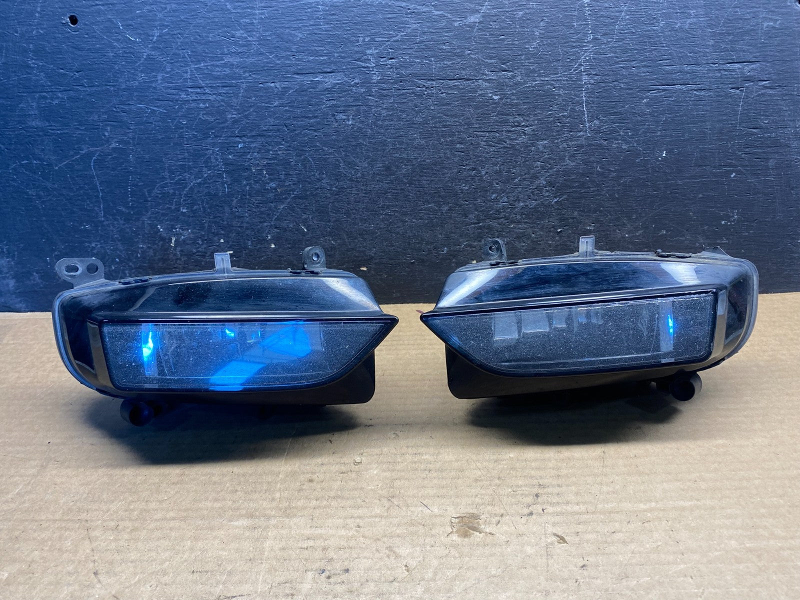 2013-2016 Audi A4 S4 Sedan Front Left+Right Set Fog Lights Grill Cover AF7547 DG0