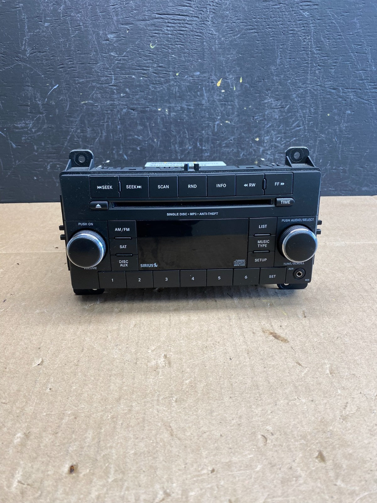 2007-2012 Chrysler Dodge Jeep Ram Radio CD MP3 AUX Receiver AC6278 DG0