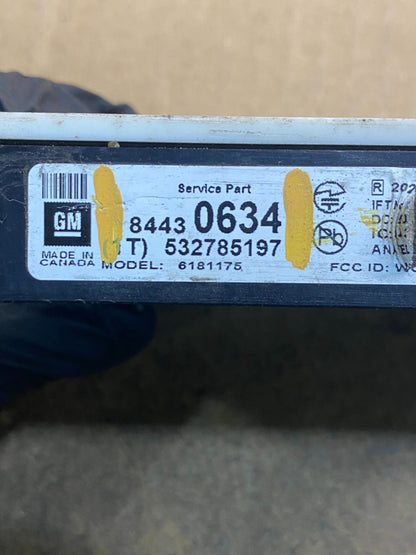 GM Blind Spot Radar P/N 84430634 AD50622