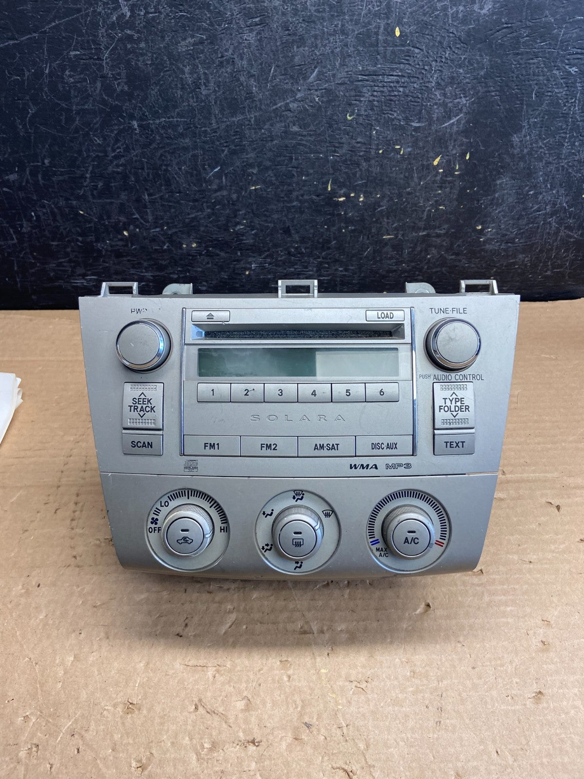 2007 2008 Toyota Solara Am Fm Cd Player Radio Climate Control AF2625 DG0