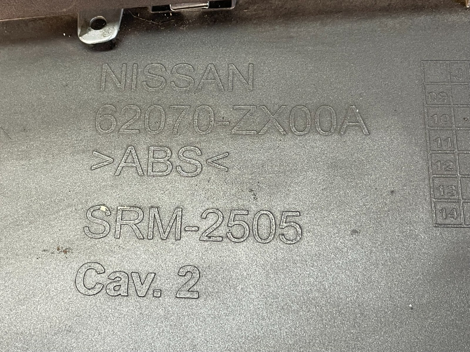 Sedan 2010 2011 2012 Nissan Altima Front Upper Grill Grille ag7688 DG4