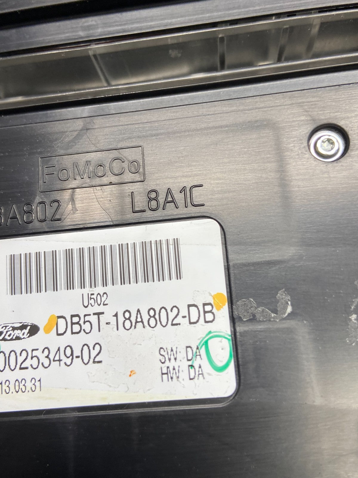 2014 2015 Ford Explorer Radio Climate Control Trim Bezel Panel af1848 DG5