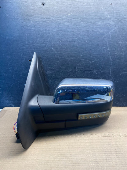 2009 to 2014 Ford F150 Left Driver LH Turn Chrome View Door Mirror AF3927 DW0
