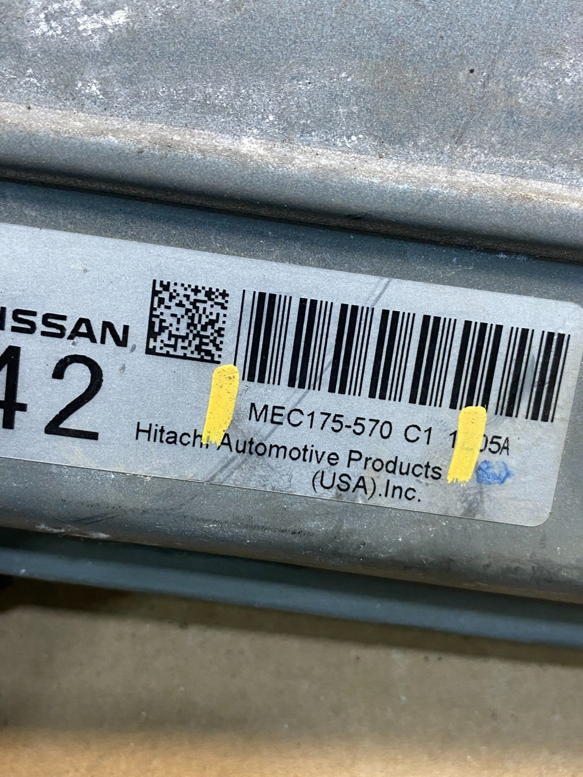 2012 Nissan Armada 5.6L Engine Control Unit ECU ECM Module MEC175-570 ah4599 DG2
