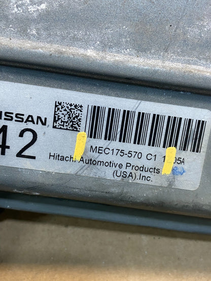2012 Nissan Armada 5.6L Engine Control Unit ECU ECM Module MEC175-570 ah4599 DG2