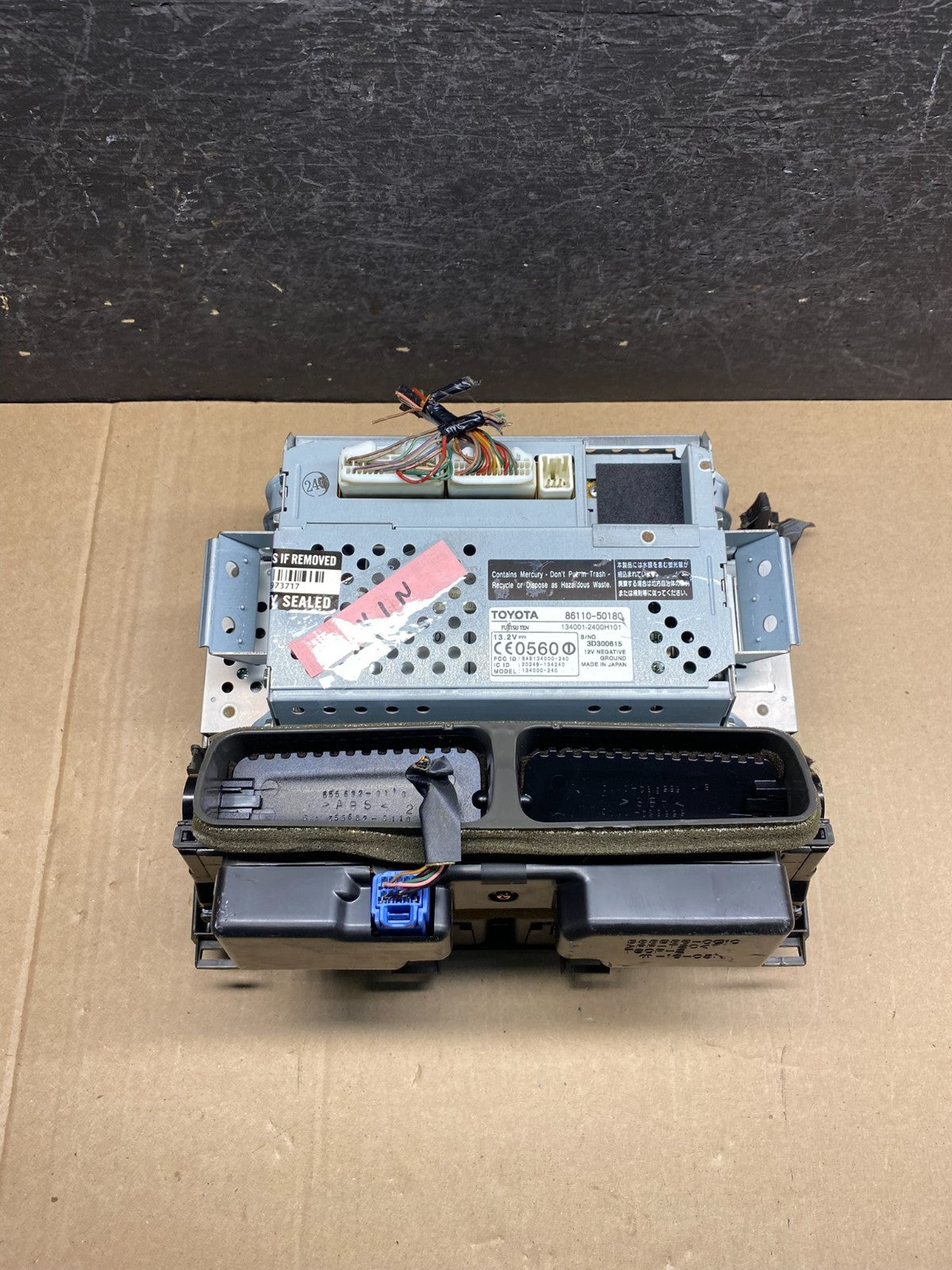 2004 -2006 Lexus LS430 Navigation Screen Info Radio Climate AG3609 DG7