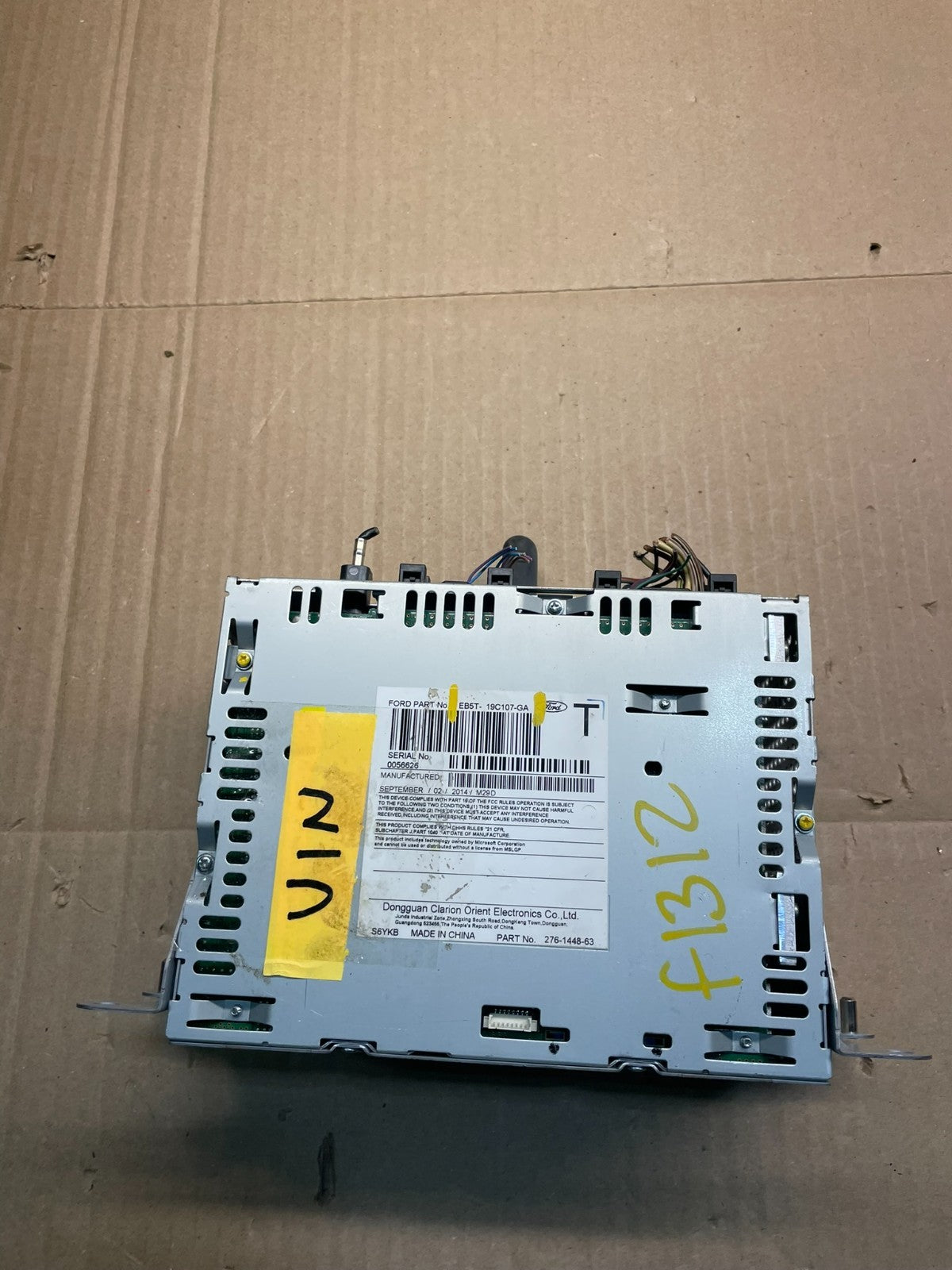 2014 to 2015 Ford Explorer Audio Equipment Radio Receiver AM FM CD X9890 DG5
