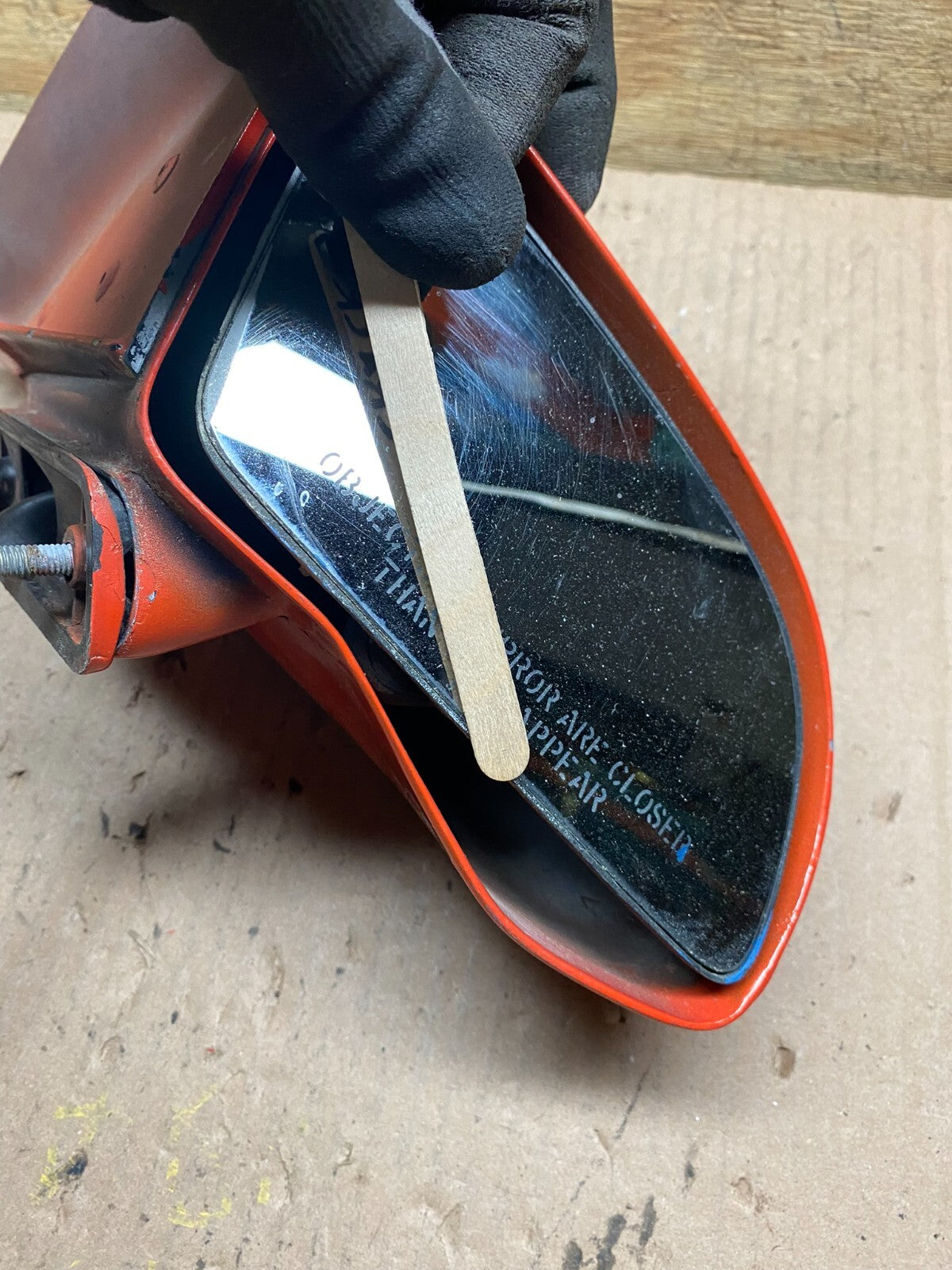 1988 to 1996 Chevrolet Corvette Right Passenger View Door Mirror A65978