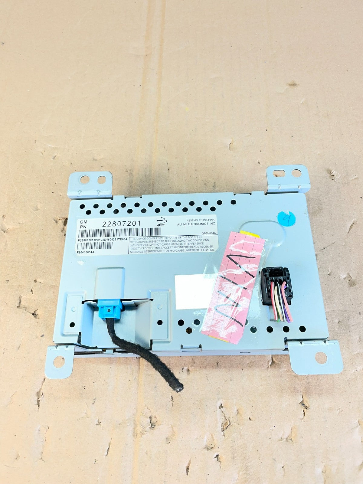 2010 - 2011 Chevrolet Equinox Radio Display Screen Information Dash Oe AD5953 DG5