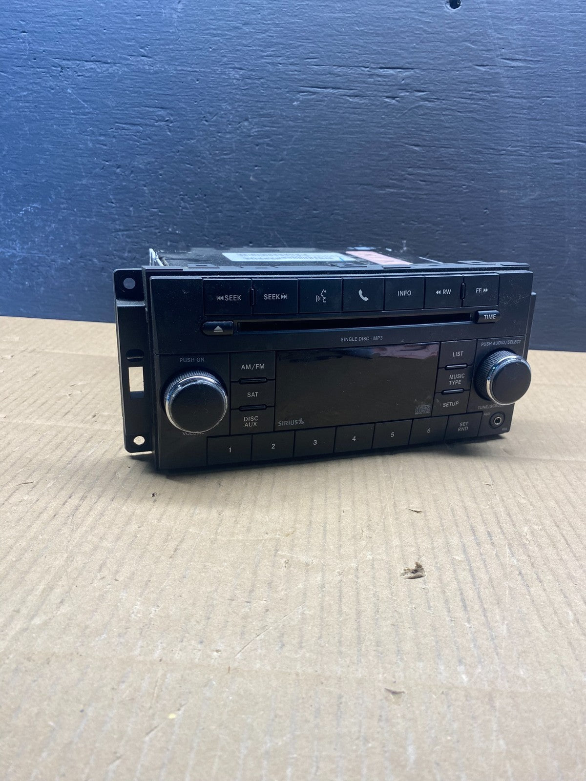 2008 - 2010 Dodge Avenger Center Dash Black Radio Trim Bezel Panel AD1494 DG0