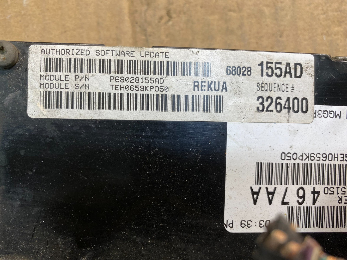 2009 to 2010 Jeep Grand Cherokee Computer Engine Control ECU ECM aa7701 DG4