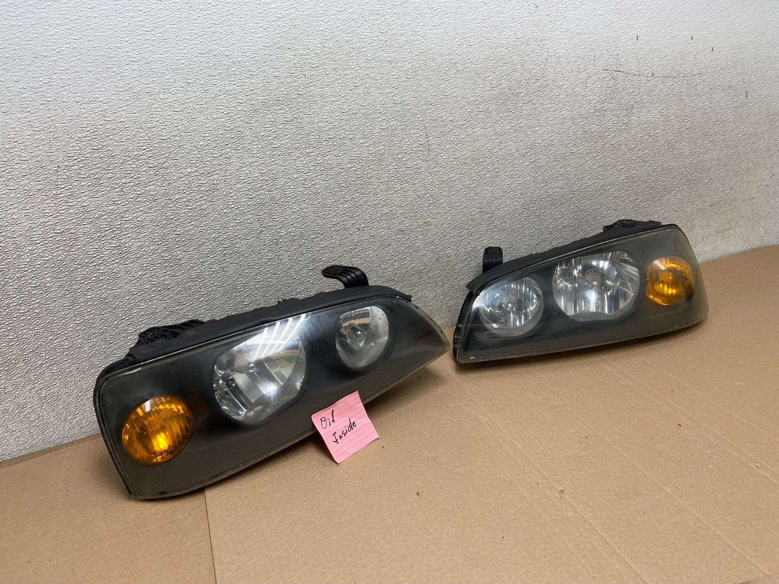 2004 2005 2006 Hyundai Elantra Left+Right Set Halogen Headlights AB2327 DW2