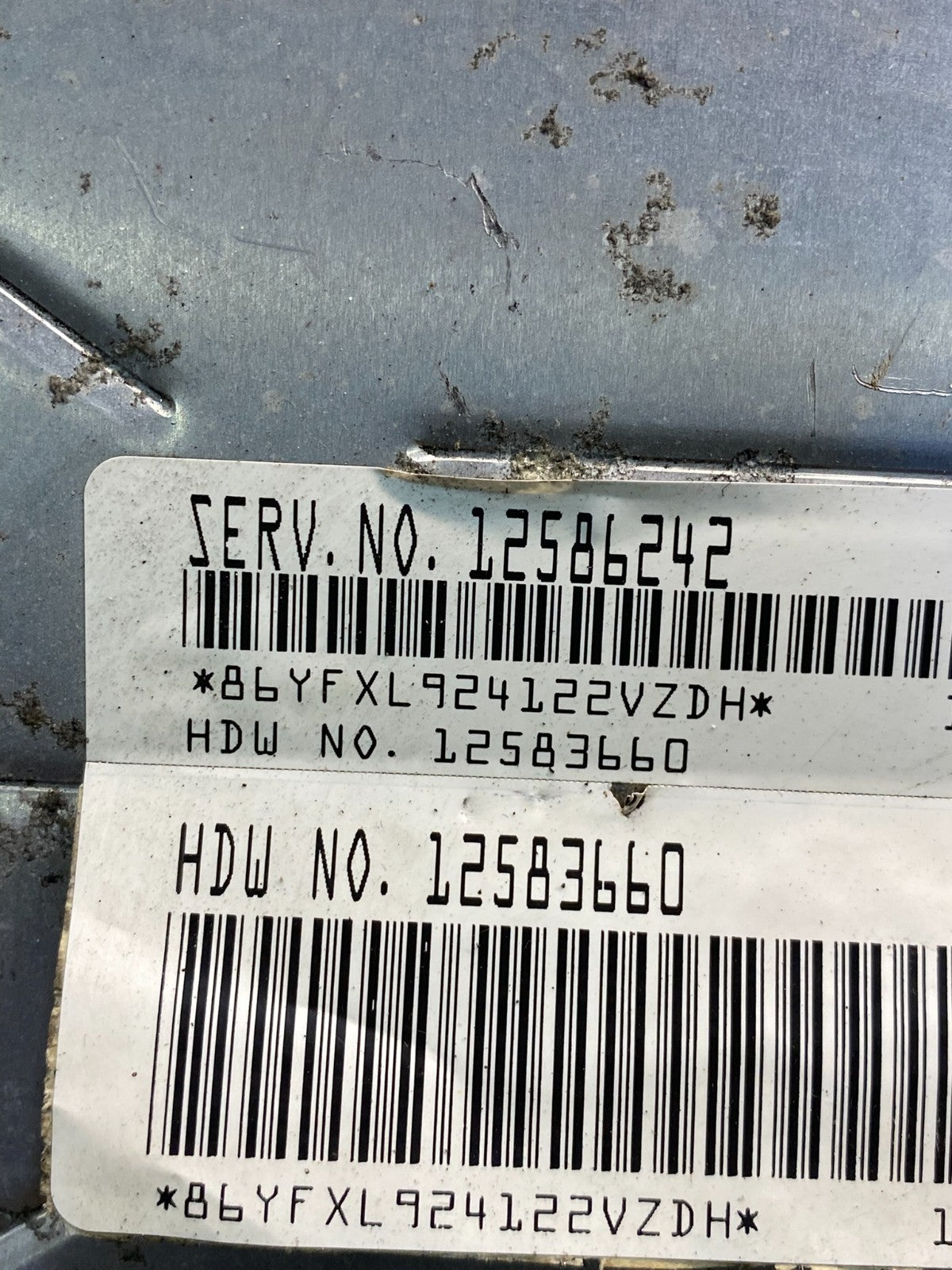 2005 Chevrolet Astro Ecu Engine Control Module Unit Ecm 12586242 ai7187 DG2