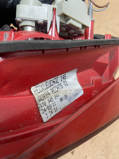 2008-2016 Audi A5 Right Passenger Side Inner Tail Light AD4800 LK5