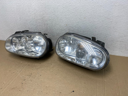 1997-2003 Volkswagen Golf MK4 Left+Right Side Halogen Headlights AF5865 DW1