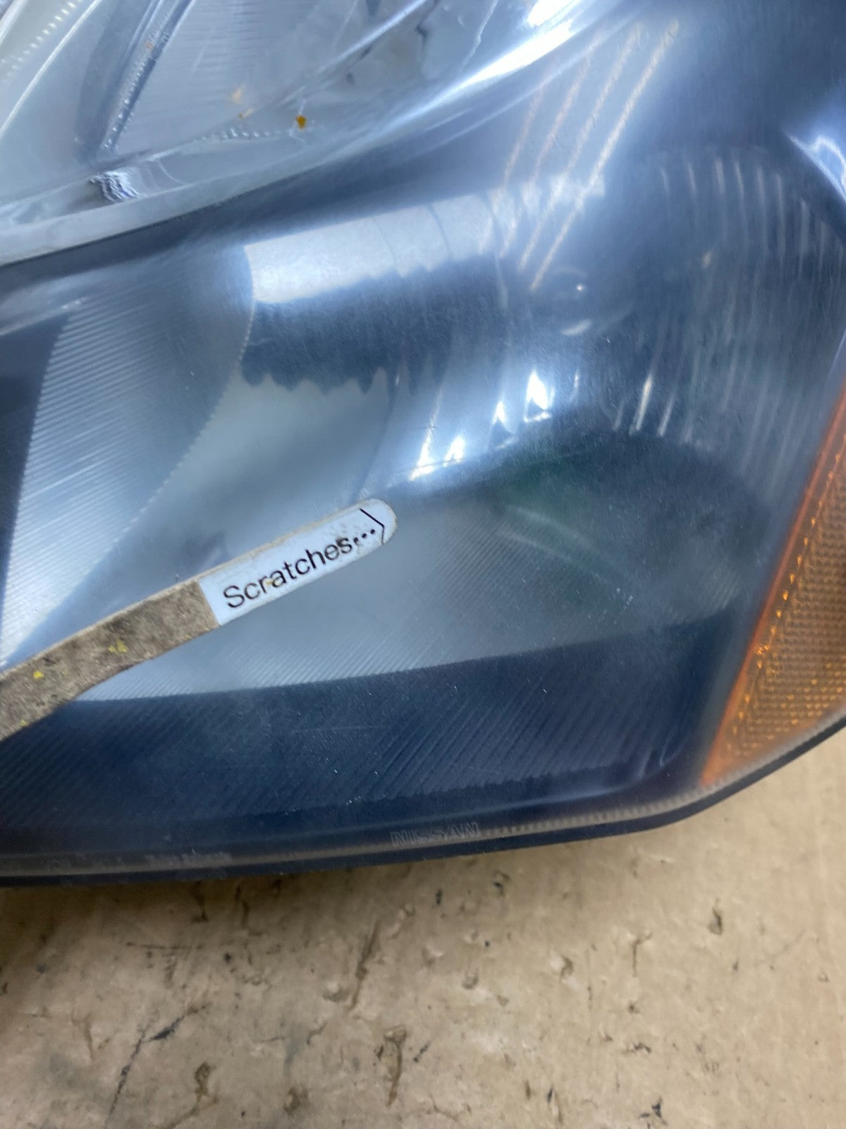2010-2012 Nissan Sentra Halogen Left Driver LH Black Headlight AD3745 DW3