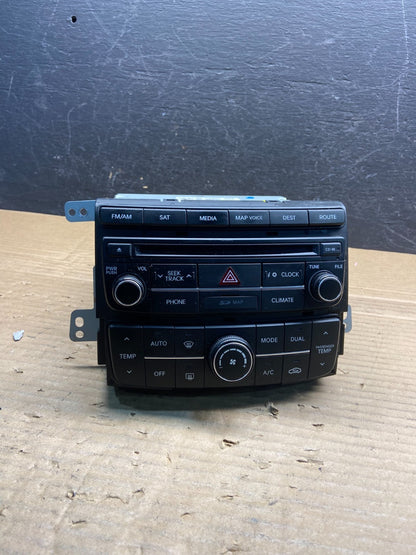 2014 Hyundai Sonata Radio CD Player Climate Control ae2582 DG0