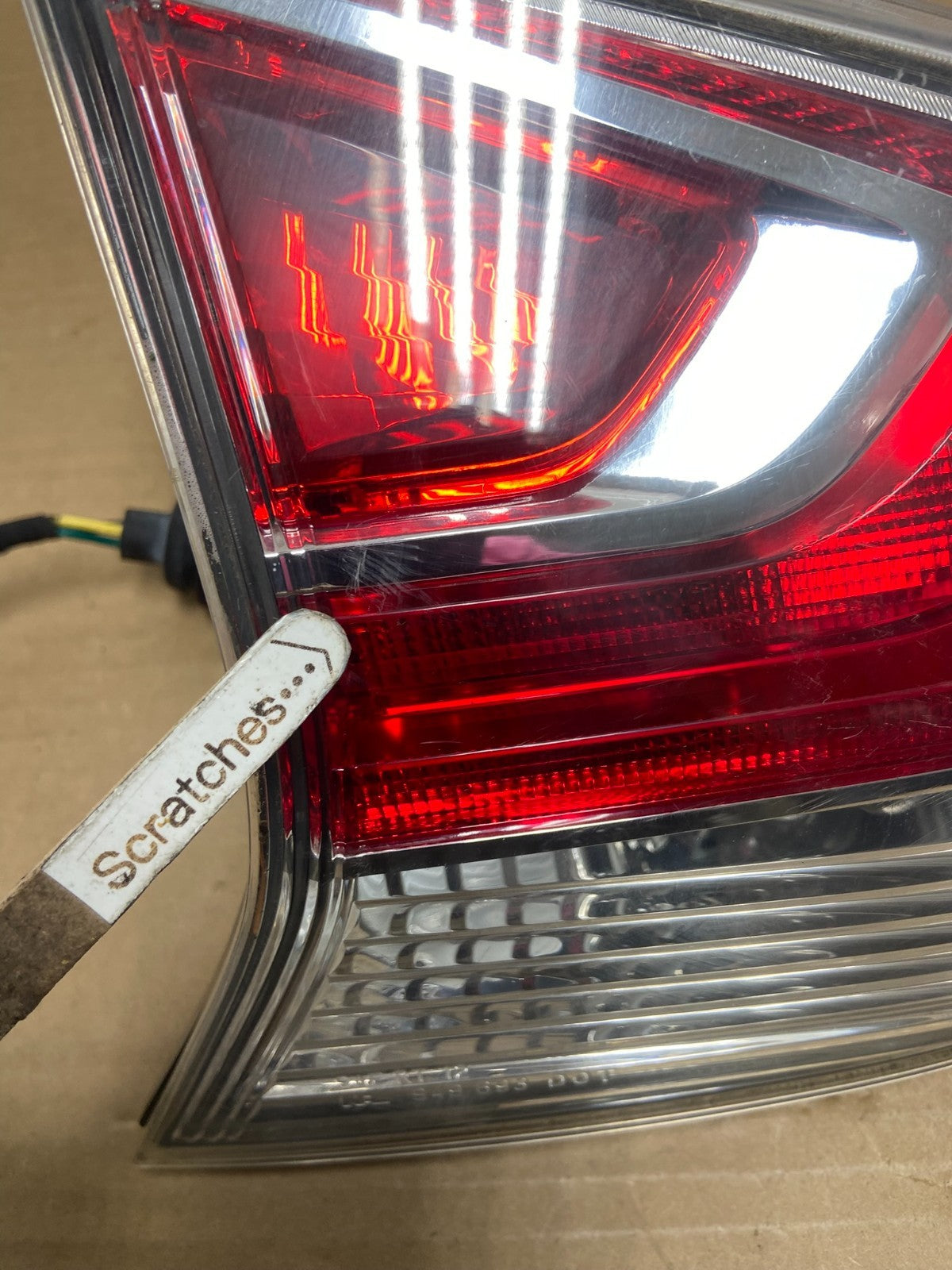 2014-2016 Nissan Rogue Left Driver LH Side Outer Tail Light Inner AG8893 DW3