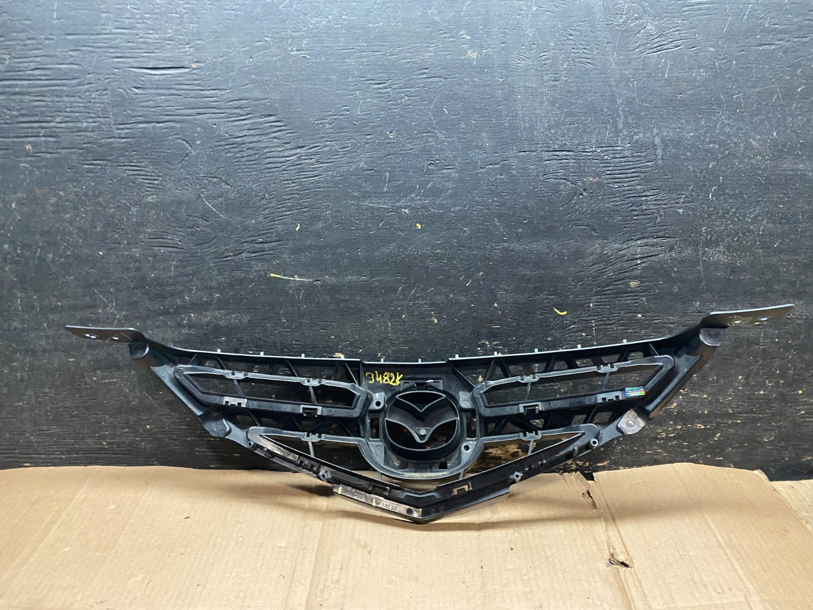 2007 to 2009 Mazda 6 Grille Textured Black Plastic W4708 DG3
