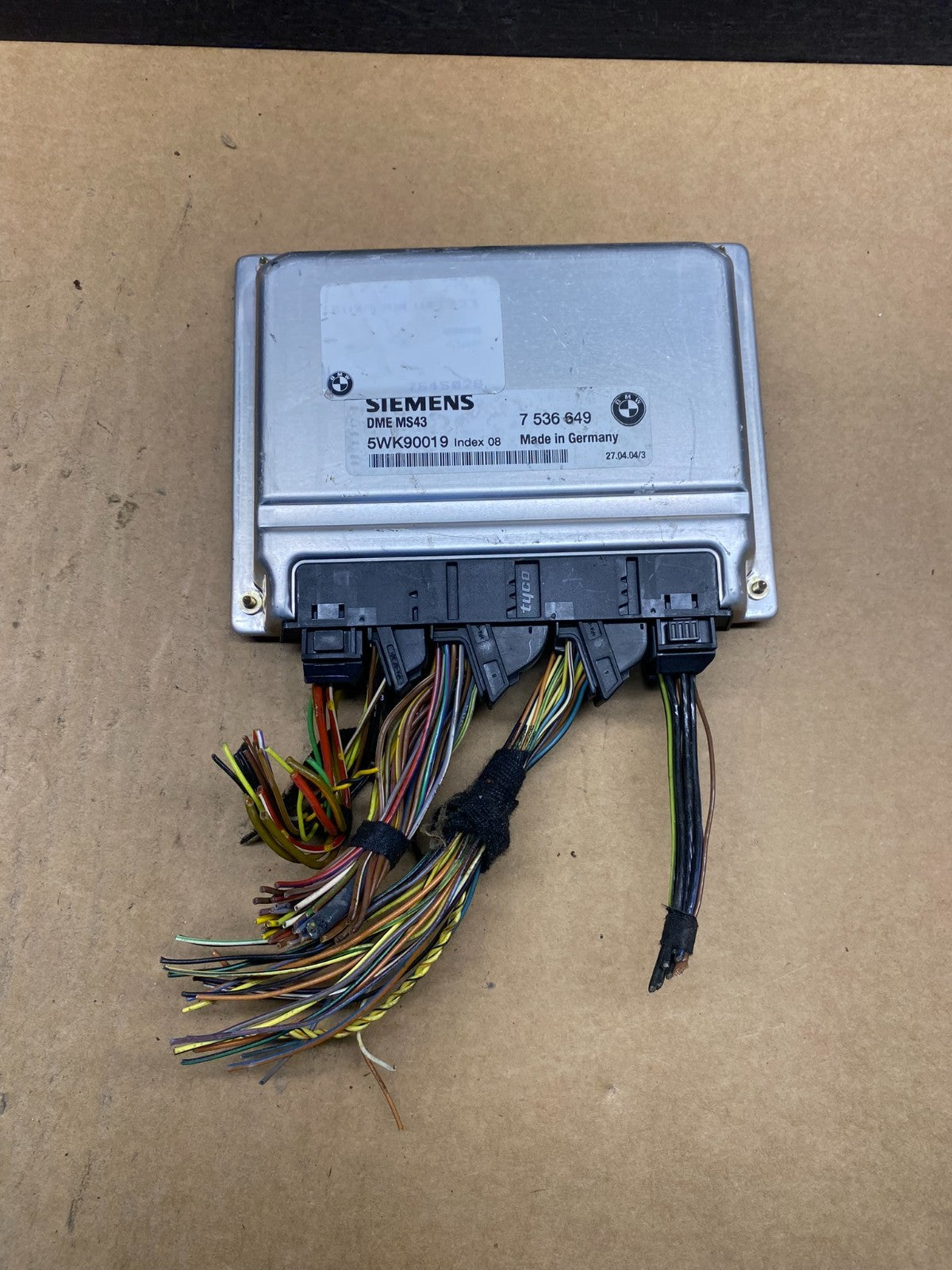 2003 to 2004 BMW X5 ECM ECU Engine Control Computer Module 7536649 ah7079 DG0