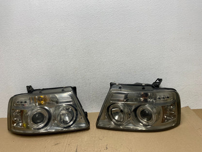2004 to 2008 Ford F150 F-150 Left+Right Set Side LED Headlights AE7023 DG0