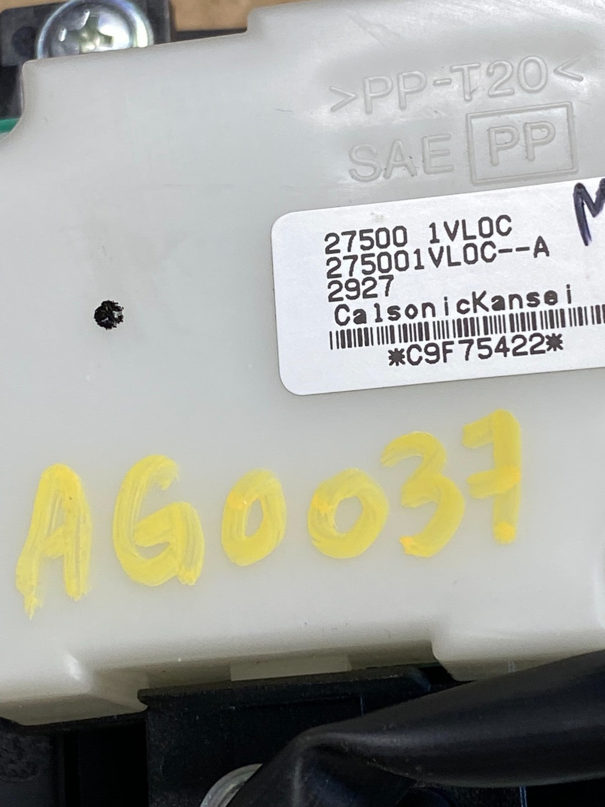 2011 to 2015 Nissan Rogue Heater Temperature AC Climate Control AG0037 DG5