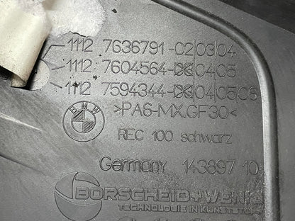 2012-2016 BMW 328I F30 Twin Power Turbo Engine Cover Trim 7636791 AJ0631 DG4