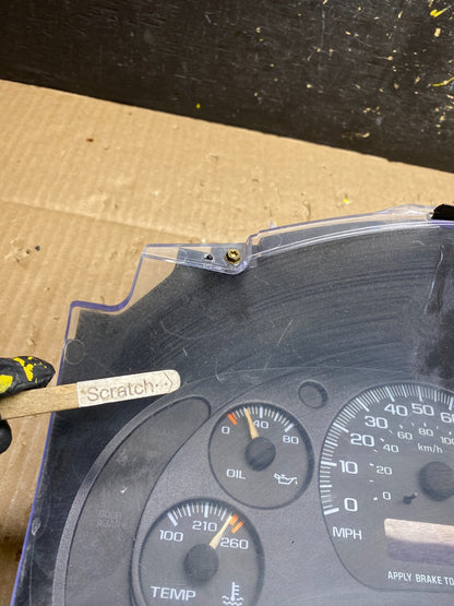2000 to 2005 Chevrolet Astro Cluster Gauge Speedometer ECM V7545 DG3